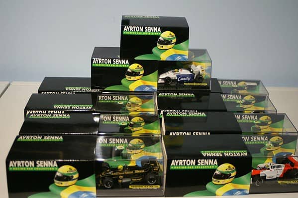 Minichamps saudia williams ford fw 08c ayrton senna collection 1983 in 1:43