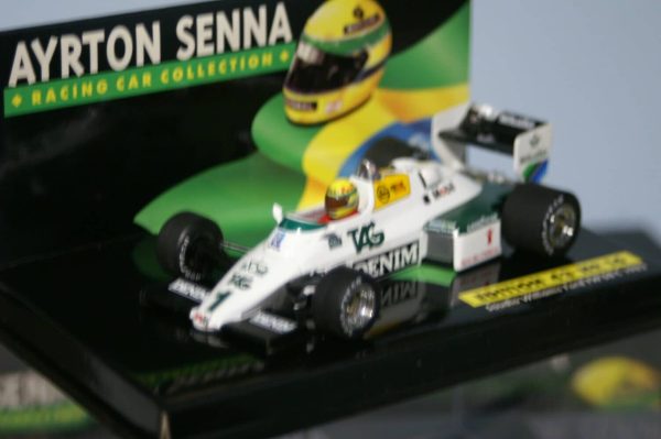 Minichamps toleman tg 184-hart ayrton senna collection 1984 in 1:43