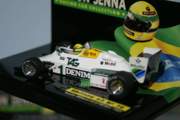 Minichamps toleman tg 184-hart ayrton senna collection 1984 in 1:43
