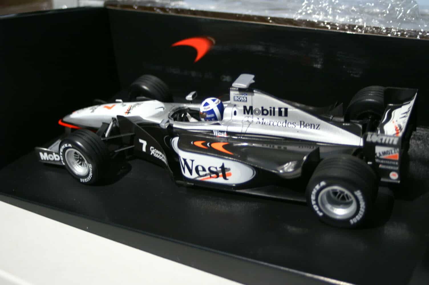 1/18 ＃７ McLaren MP4-13 WESTロゴ 1/18マクラーレンMP4/13用WESTデカールロゴ - ミュージアム