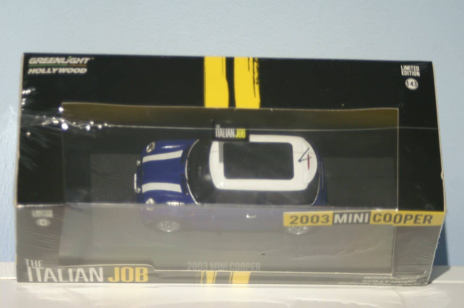 Bmw mini cooper 2003 italian job greenlight 1:43 diecast 86546