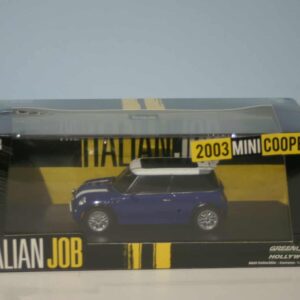 Bmw mini cooper 2003 italian job greenlight 1:43 diecast 86546
