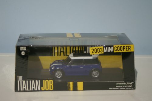 Bmw mini cooper 2003 italian job greenlight  1:43 diecast 86546