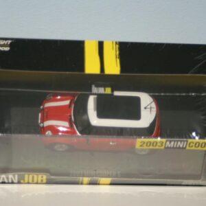 Bmw mini cooper 2003 italian job red greenlight  1:43 diecast 86547