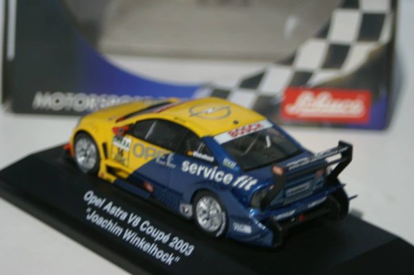 Schuco opel astra v8 coupe opel service 2003 j.winklehock diecast ltd 04885 1:43