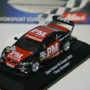 Schuco opel astra v8 coupe p.m.magazine 2003 t.scheider diecast ltd 04886 1:43