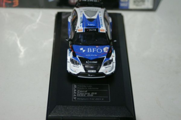 Ixo diecast club ford focus rs wrc belgium 2013 f.loix 1/43 diecast atlas