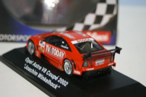 Schuco opel astra v8 coupe tv today 2002 j.winklehock diecast ltd 04801 1:43