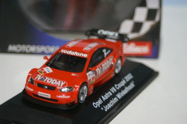 Schuco opel astra v8 coupe tv today 2002 j.winklehock diecast ltd 04801 1:43