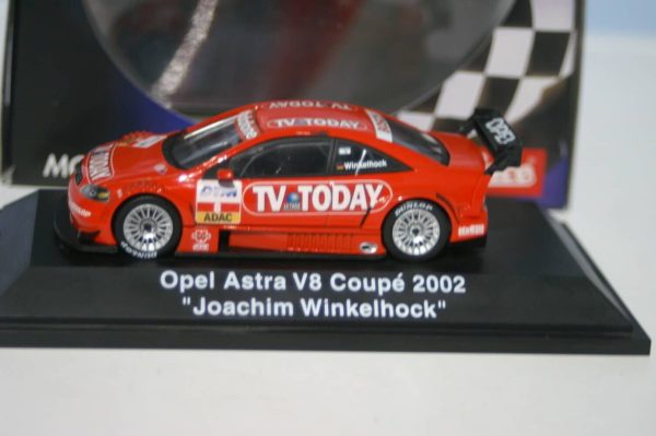 Schuco opel astra v8 coupe tv today 2002 j.winklehock diecast ltd 04801 1:43