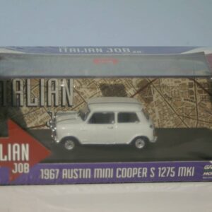 Greenlight austin mini cooper s 1275 italian job 50th white 1:43 diecast 86551