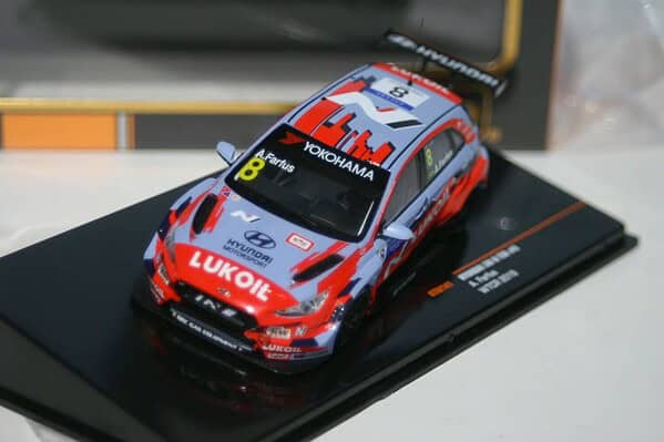 Hyundai i30 coupe n tcr wtcr 2019 a.farfus ixo 1:43 diecast gtm141