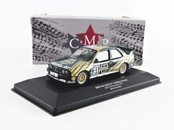 Ixo / cmr bmw 3 series m3 e30 dtm 1991 c.danner 1:43 diecast cmr43035