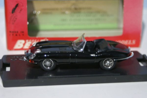 Model best jaguar tipo e spyder guida sx black 1:43 diecast 9027