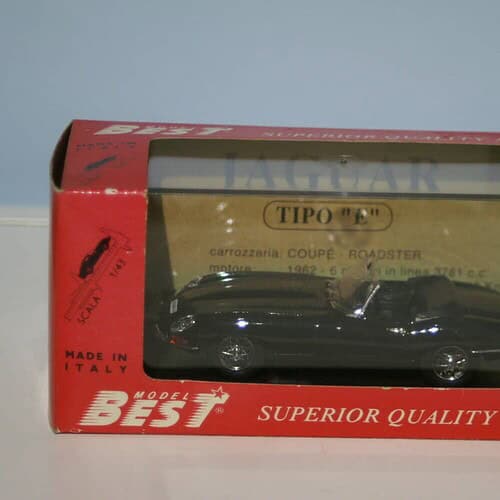 ModelBestJaguarTipoESpyderGuidaSXBlack:Diecast