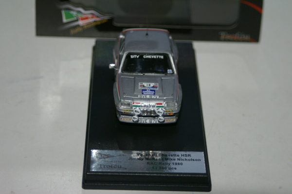 Trofeu vauxhall chevette hsr lhd rac rally 1980 p arikkala 1:43rd rr.uk 31