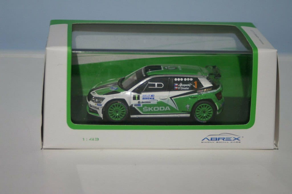 Abrex SKODA 3 R5 2015 Rallye Boemia 2015 SCALA 1:43 143XAB-605TM 