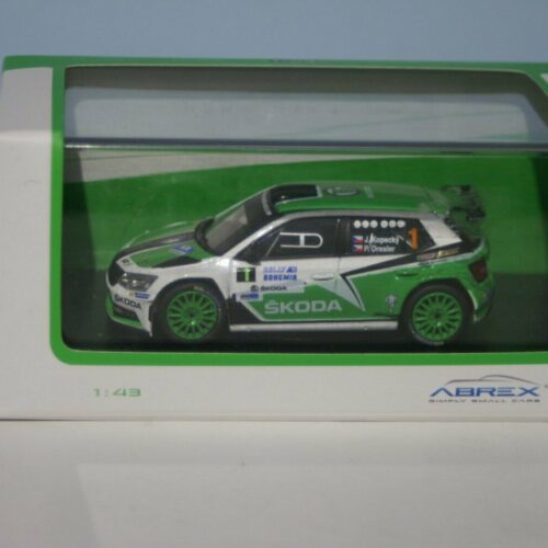 Abrex Skoda 3 R5 2015 Rallye Bohemia 2015 1:43 scale 143XAB-605TM