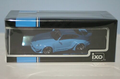 IxoPorscheRWBBlue:DiecastMOC