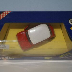 Corgi mini 30th anniversary flame red c330/4 @ 1:36 scale, black seats