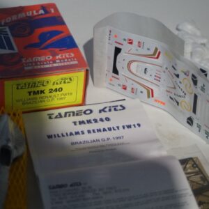 Tameo kits jordan peugeot 197 monaco g.p. 1997 1:43 tmk 243