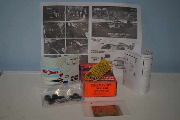 Tameo kits jordan hart 193 german g.p. 1993 kit 1:43 tmk 168