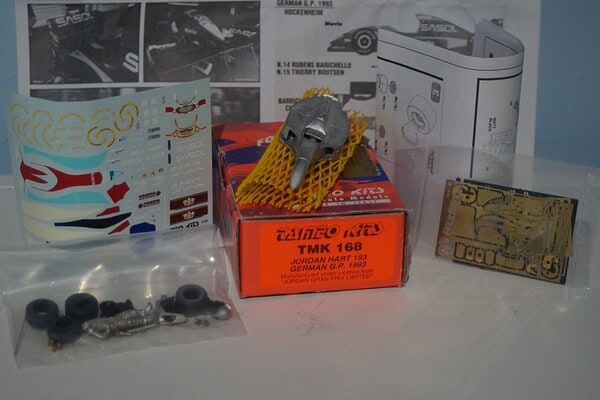 Tameo kits jordan hart 193 german g.p. 1993 kit 1:43 tmk 168