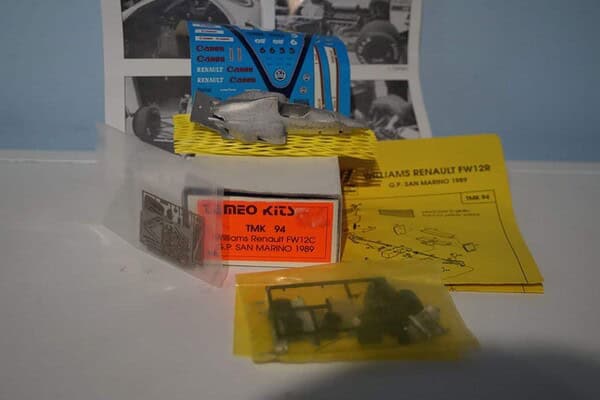 Tameo kits williams renault fw12c g.p. san marino 1989 1:43 tmk 94