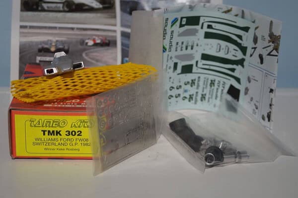 Tameo kits renault turbo re30b italian g.p. 1982 winner rene arnoux 1:43 tmk 306