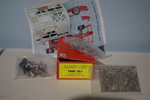 Tameo kits ferrari f2005 san marino g.p. 2005 1:43 tmk 351