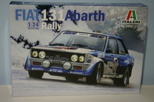 Italeri fiat 131 abarth monte carlo 1980 w.rohrl  1:24 model kit