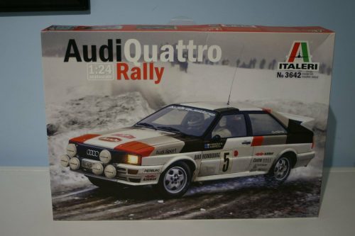 Italeri audi quattro 1:24 model kit monte carlo rallye 1981 mikkola 3642