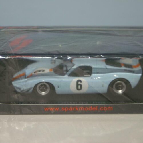 Spark ford mirage m1 winner 1000km spa-frncorchamps 1967  s7460 1:43 scale resin