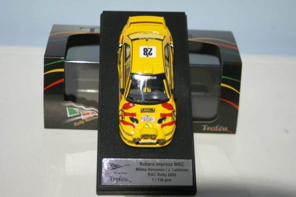 Trofeu subaru impreza wrc rac rally 2002 m.hirvonen rr.uk 38  diecast