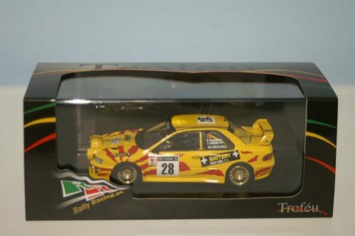 Subaru impreza wrc rac rally 2002 m.hirvonen rr.uk 38 trofeu diecast