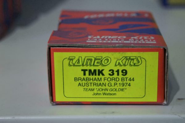 Tameo kits brabham ford bt44 austrian g.p. 1974 team john goldie, john watson 1:43 tmk 319