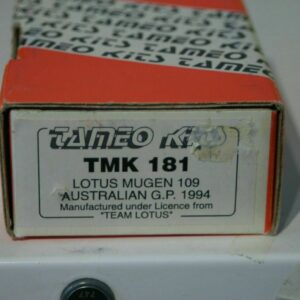 Tameo kits lotus mugen 109 australian g.p. 1994 kit 1:43 tmk 181