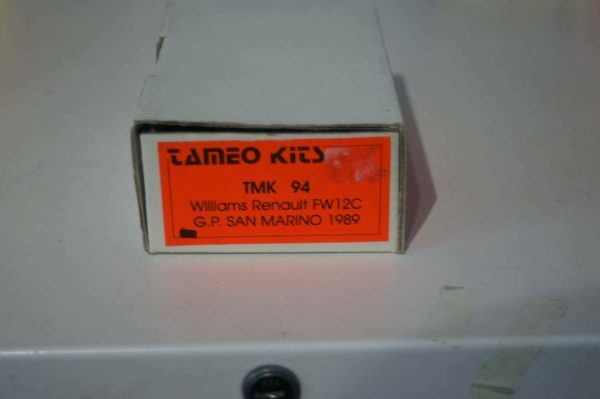 Tameo kits williams renault fw12c g.p. san marino 1989 1:43 tmk 94