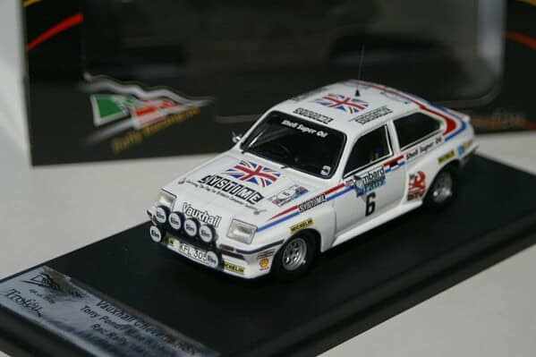 Trofeu vauxhall chevette hsr rhd rac rally 1981 t.pond 1:43 rr.uk 35