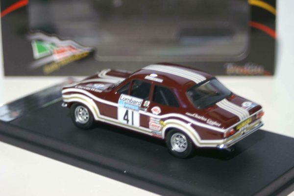 Ford escort mk1 rac rally 1974 t.drumond rr.uk 36 trofeu diecast