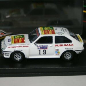 Trofeu vauxhall chevette hsr rac rally 1982 t.kaby rr.uk 44 1:43 diecast