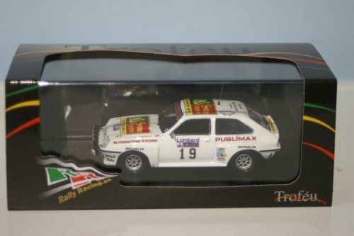Trofeu vauxhall chevette hsr rac rally 1982 t.kaby rr.uk 44 1:43 diecast