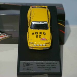 Trofeu vauxhall chevette hsr rally portugal 1982 rui lages 1:43rd rr.al 94