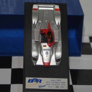 Bbr models audi r8r team joest 24h le mans 2000 car no 8 winner 1:43 bg211