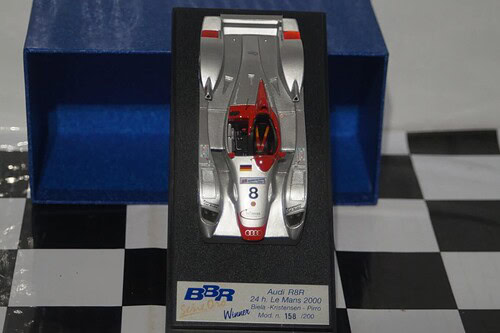 BBR Models AUDI R8R Team JOEST 24H Le Mans 2000 CAR NO 8 Winner 1:43 BG211