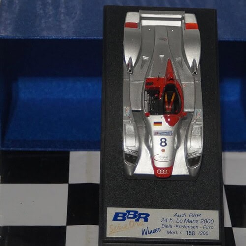 BBR Models AUDI R8R Team JOEST 24H Le Mans 2000 CAR NO 8 Winner 1:43 BG211