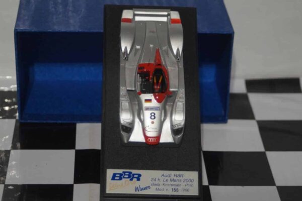 Bbr models audi r8r team joest 24h le mans 2000 car no 8 winner 1:43 bg211