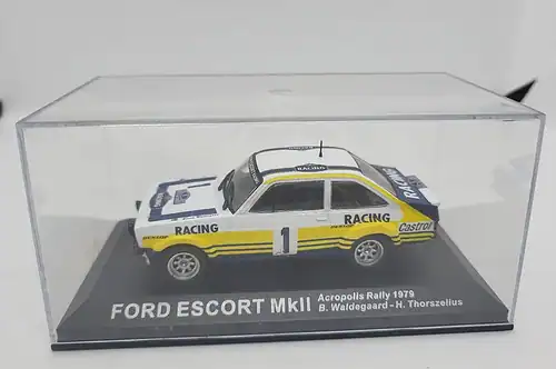 Atlas ixo based ford escort mk2 acropolis rally #1 1979 b.waldegaard 1/43