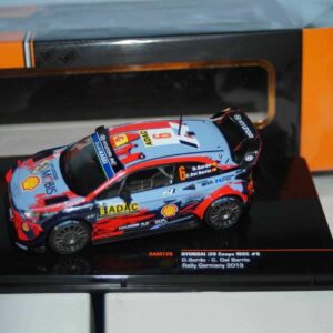 Ixo hyundai i20 coupe wrc rally germany 2019 ram728 1:43 d.sordo-c.del barrio