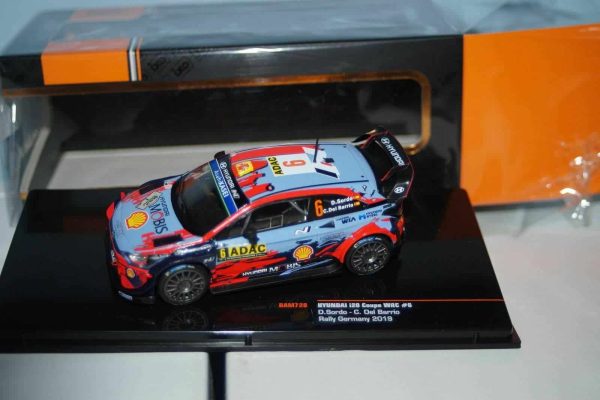 Ixo hyundai i20 coupe wrc rally germany 2019 ram728 1:43 d.sordo-c.del barrio